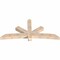 Ekena Millwork Alberta Smooth Timber Gable Bracket, Douglas Fir, 84"W x 38"H x 5 1/2"D x 5 1/2"F, 11/12 Pitch GBW084X38X0606ALB00SDF - alternate 4